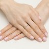 Pierścionek złoty 585 diamenty naturalne 0,18ct W0531